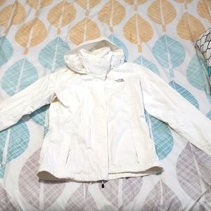 White women's lightweight jacket. The north face. Size small.